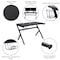 Flash Furniture Black Gaming Desk and Chair Set with Cup Holder BLN-X10D1904-RD-GG - alternate 7